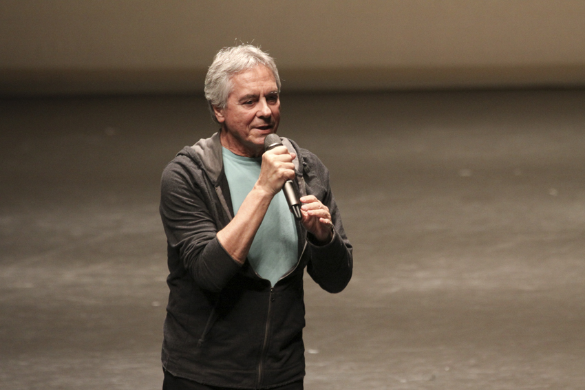 John Neumeier bei der Moderation Ballett-Werkstatt