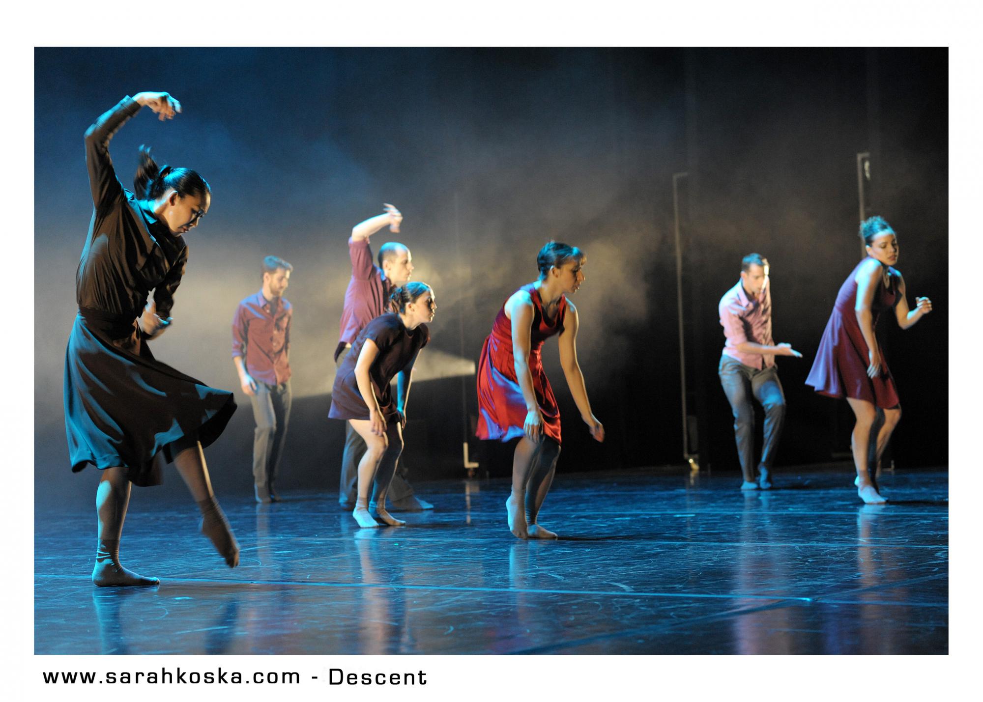 „Descent“ von Thomas Noone, Ensemble TanzTheaterMünster