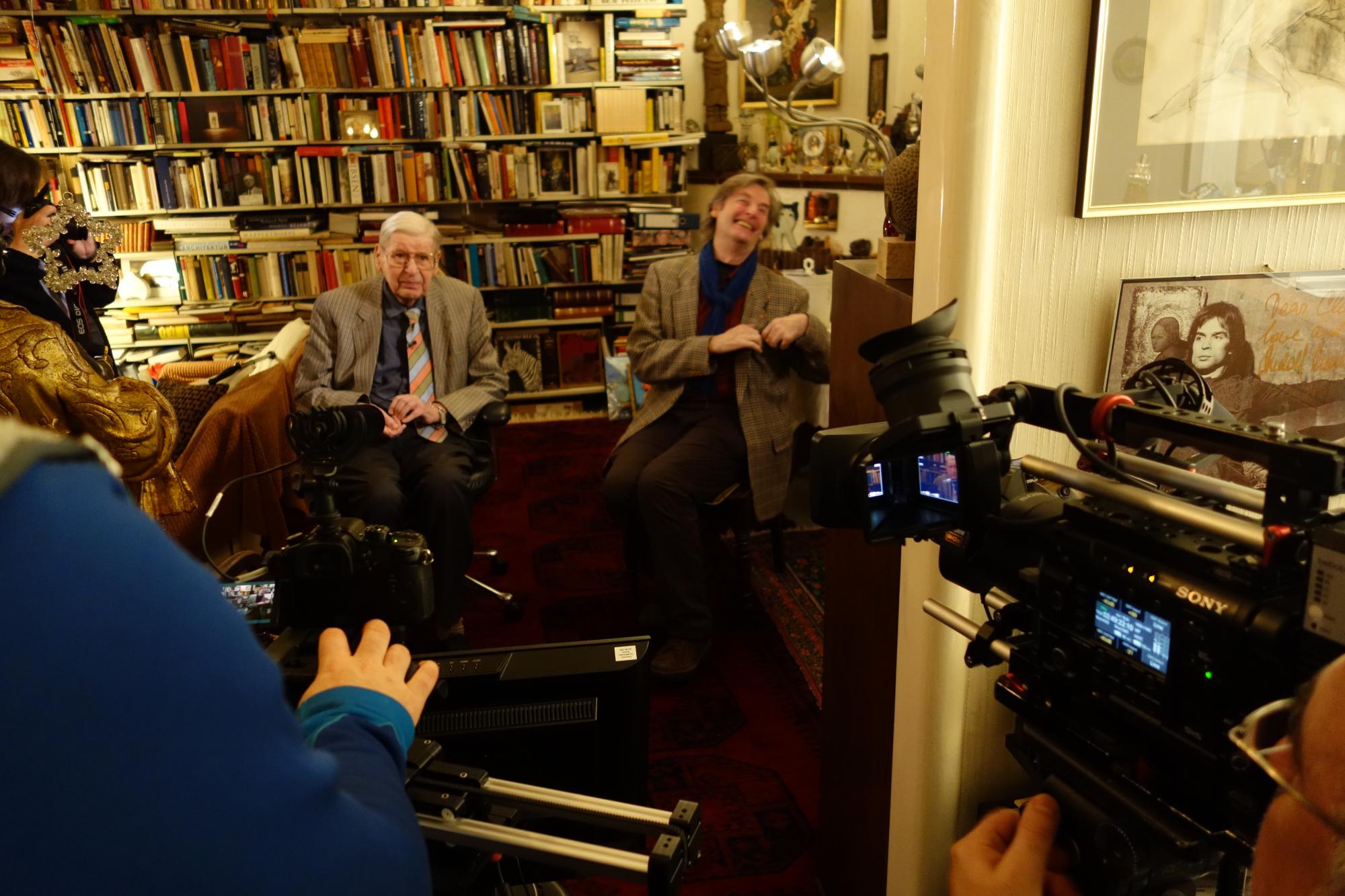 Klaus Geitel und Günter Pick im Gespräch