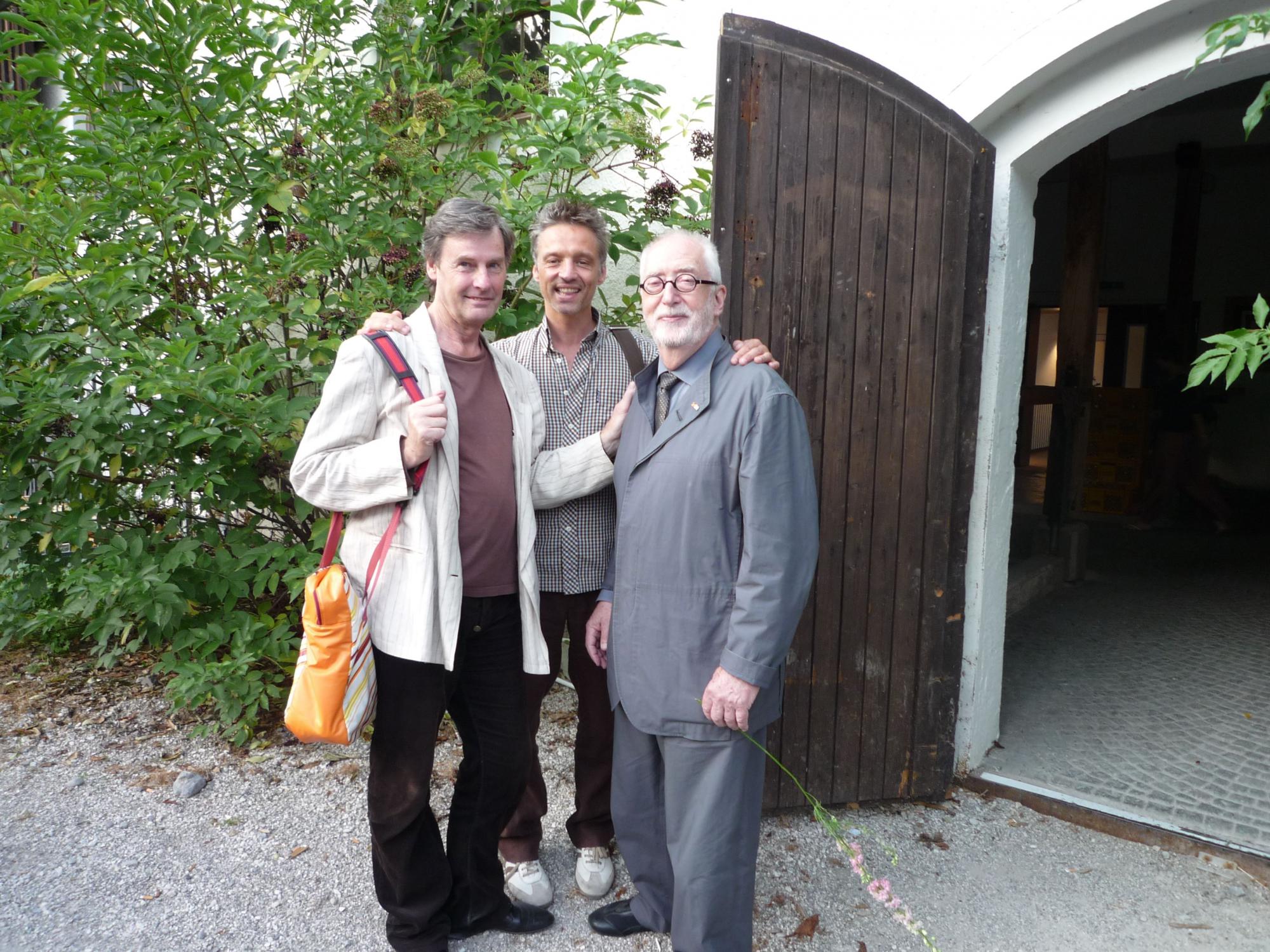 vlnr. Günter Pick, Patrick Laurent und Hellmuth Matiasek