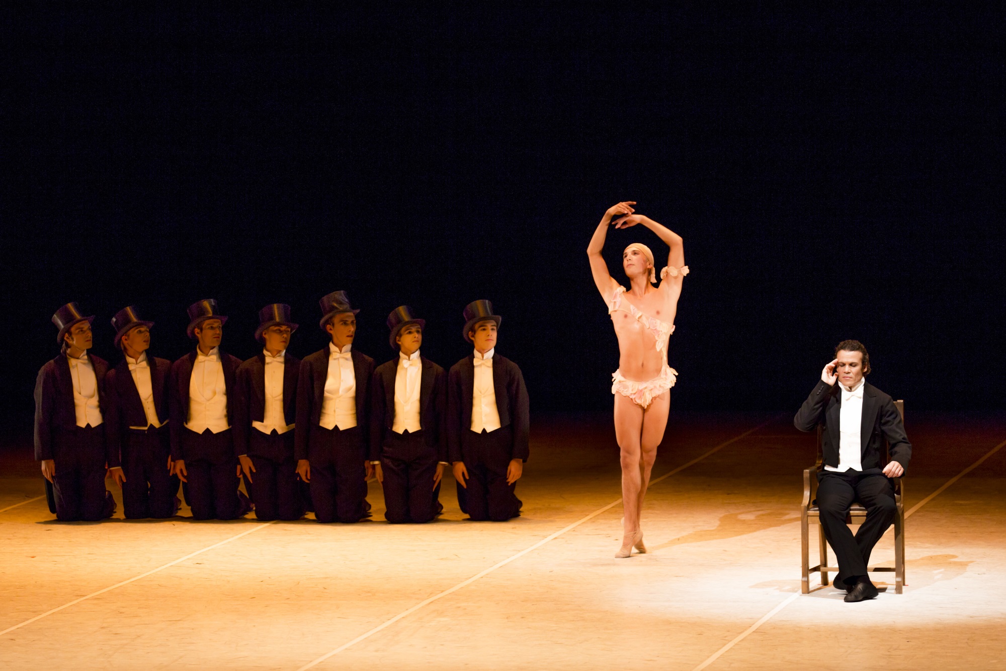 „Nijinsky“ von John Neumeier. Tanz: Christopher Evans und Carsten Jung