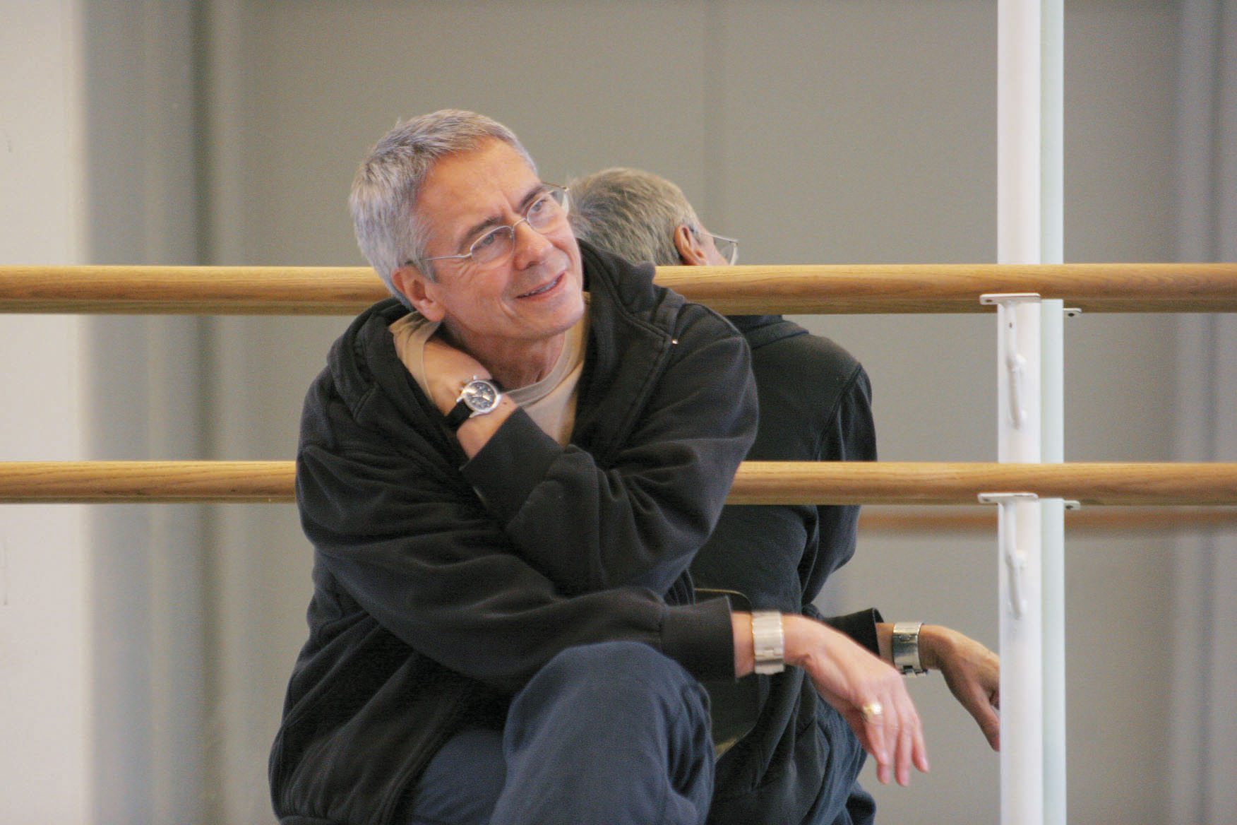 John Neumeier während der Proben zum „Weihnachtsoratorium“ 2013
