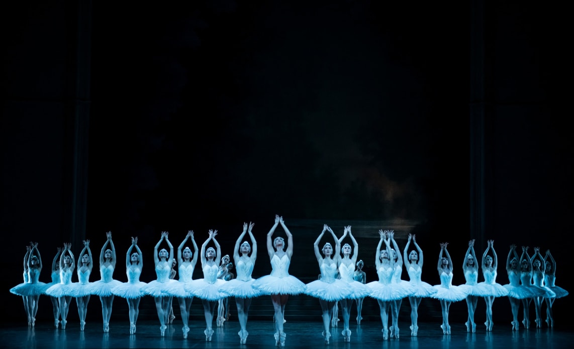 „Schwanensee“ von Rudolf Nurejew an der Pariser Oper. Tanz: Ensemble