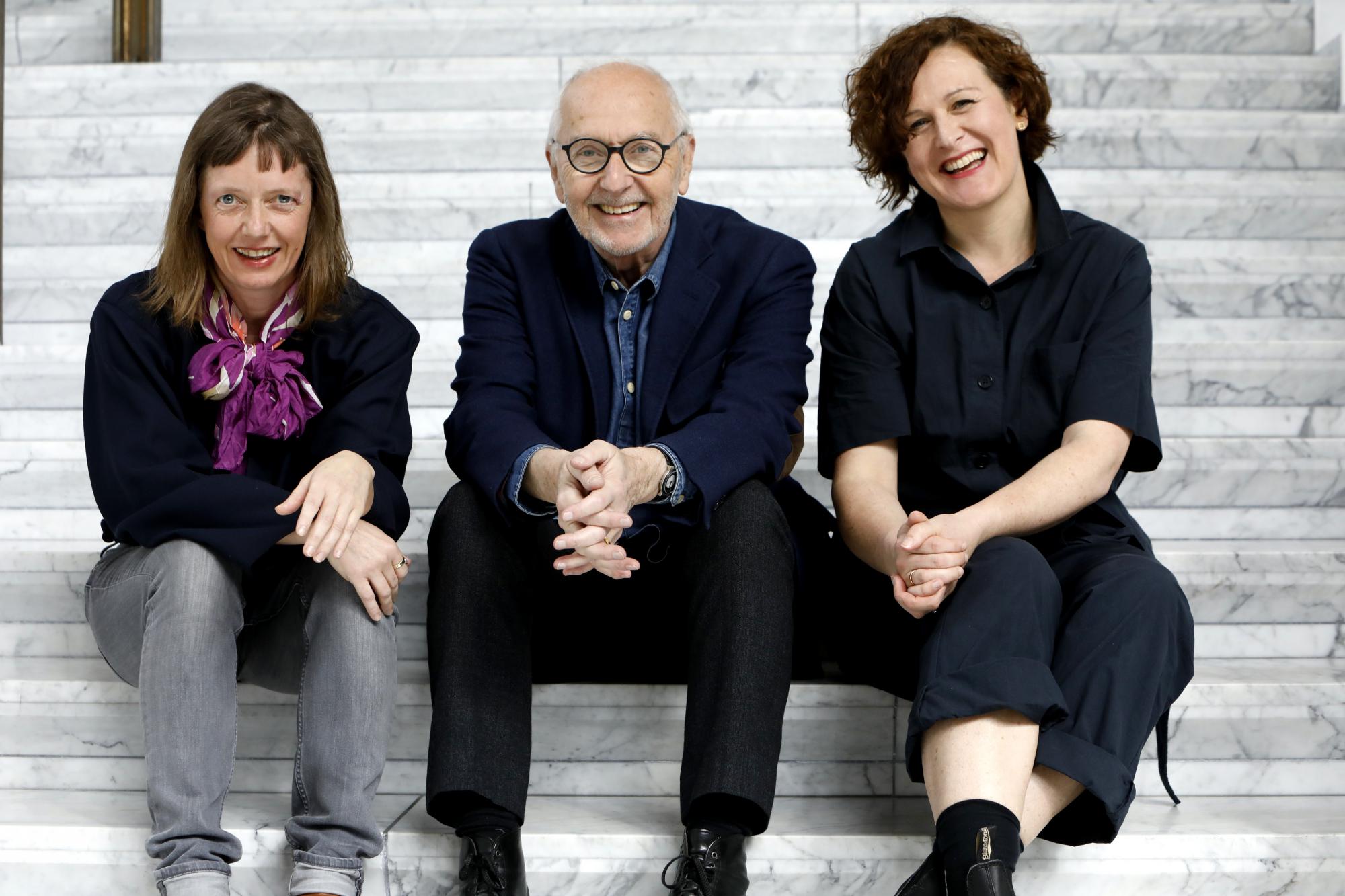 Isabelle Schad, Gert Weigelt und Jo Parkes bei der Pressekonferenz zur Verleihung des Deutschen Tanzpreises 2019
