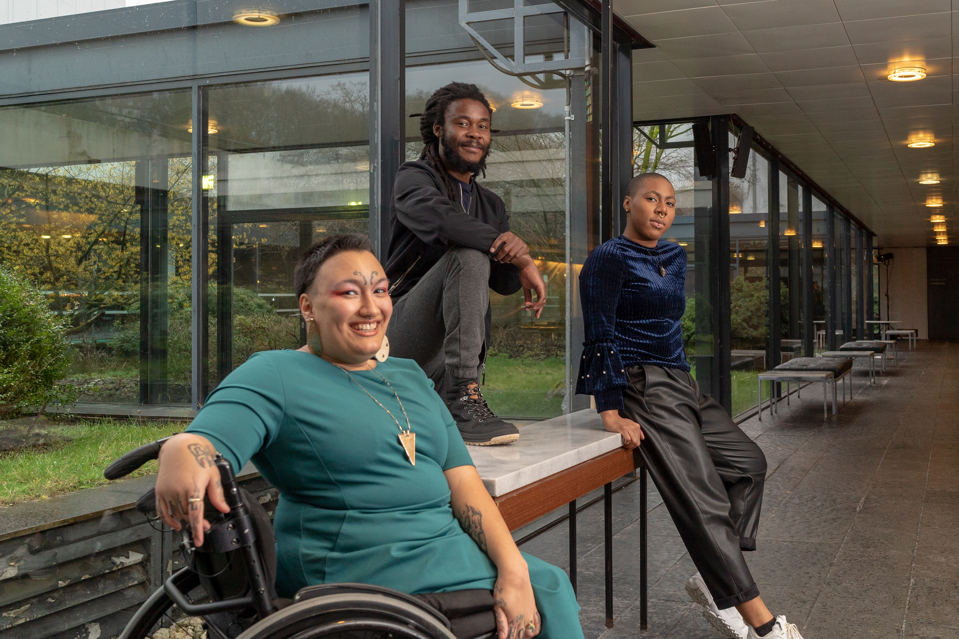 Pina Bausch Fellowship for Dance and Choreography 2020: Die Fellows 2020 Neve Mazique, McIntosh Jerahuni, Majesty Royale