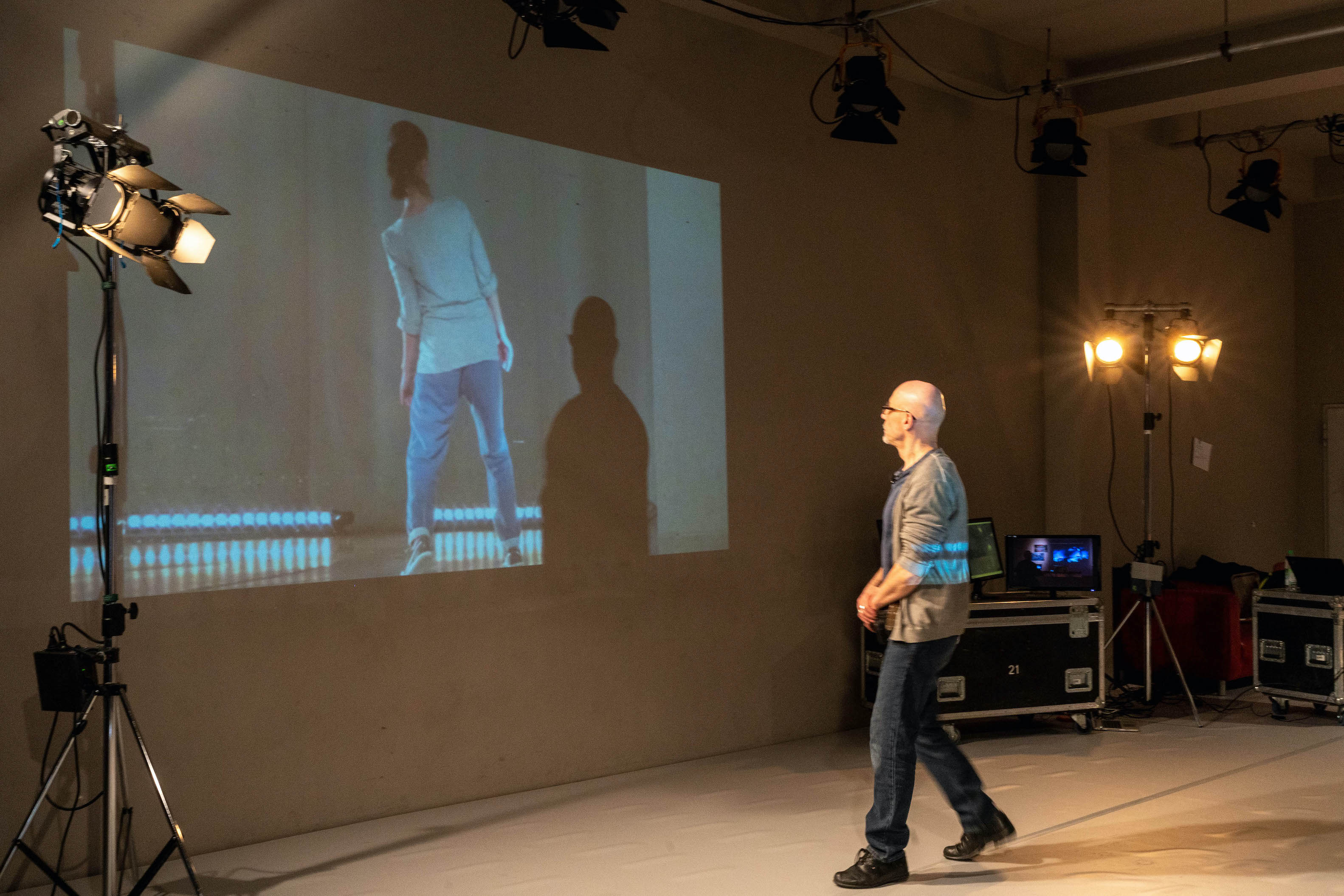 Micha Purucker beim Dreh zu „7 thoughts of dance“