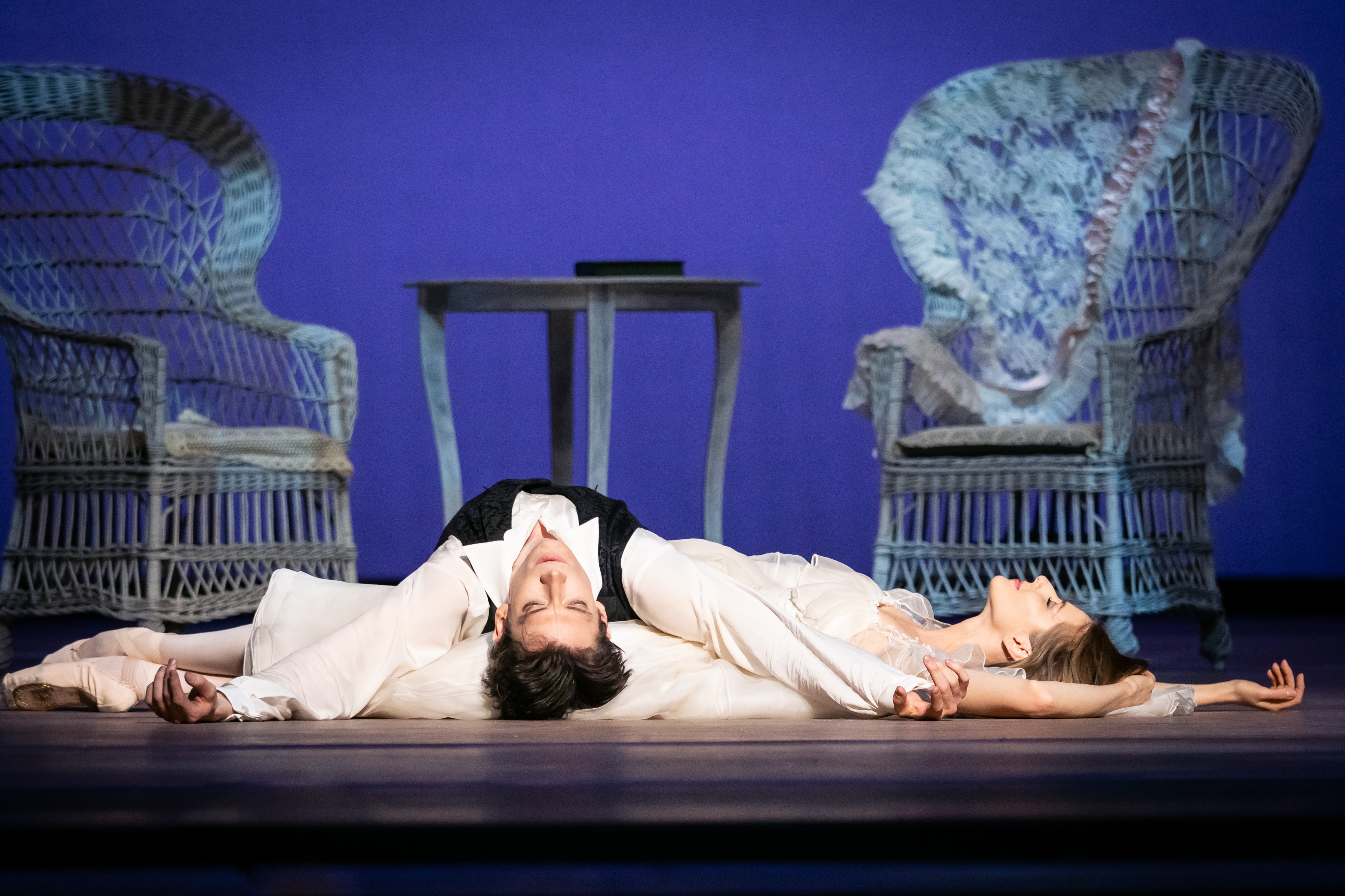 „Die Kameliendame“ von John Neumeier. Tanz: Olga Esina und Brendan Saye, Wiener Staatsballett