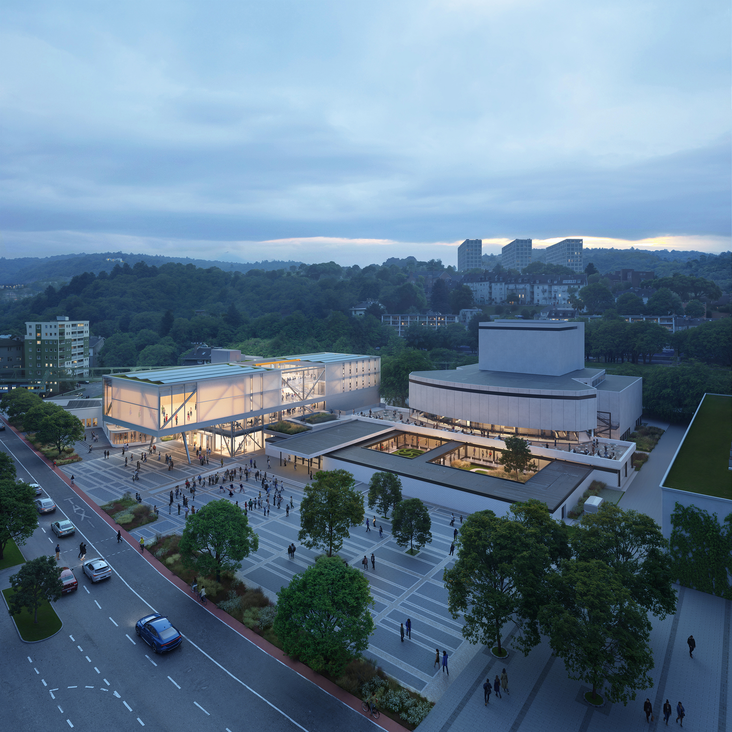 Pina-Bausch-Zentrum. Visualisierung