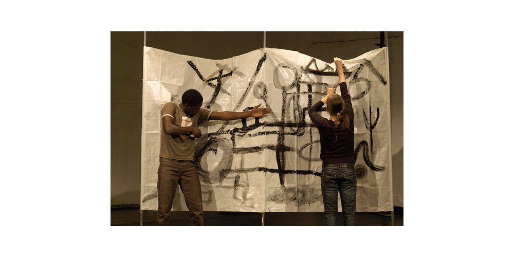 „Ibeji“ von Caroline Meyer Picard. Tanz: Anna-Luise Recke, Hyacinthe Abdoulaye Tobio.