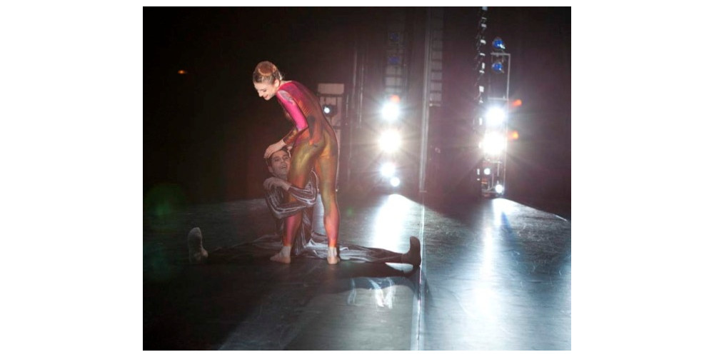 &quot;Forellenquintett&quot; von der Bühnengasse aus gesehen Antoine Jully und Christina Garcia Fonseca