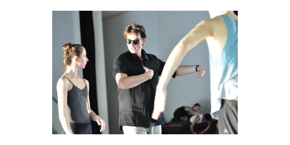 Proben an der Staatlichen Ballettschule in Berlin: Marco Goecke mit Schülerin Alicia Ruben