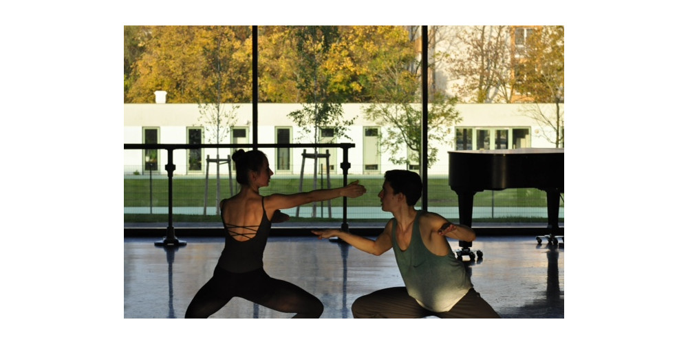 Proben an der Staatlichen Ballettschule in Berlin: Alicia Ruben und David Iglesias