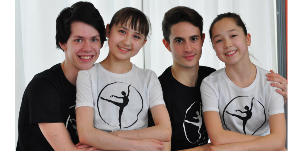 Staatliche Ballettschule Berlin: Justin Rimke, Elena Iseki, David Iglesias und Isabell Arnke