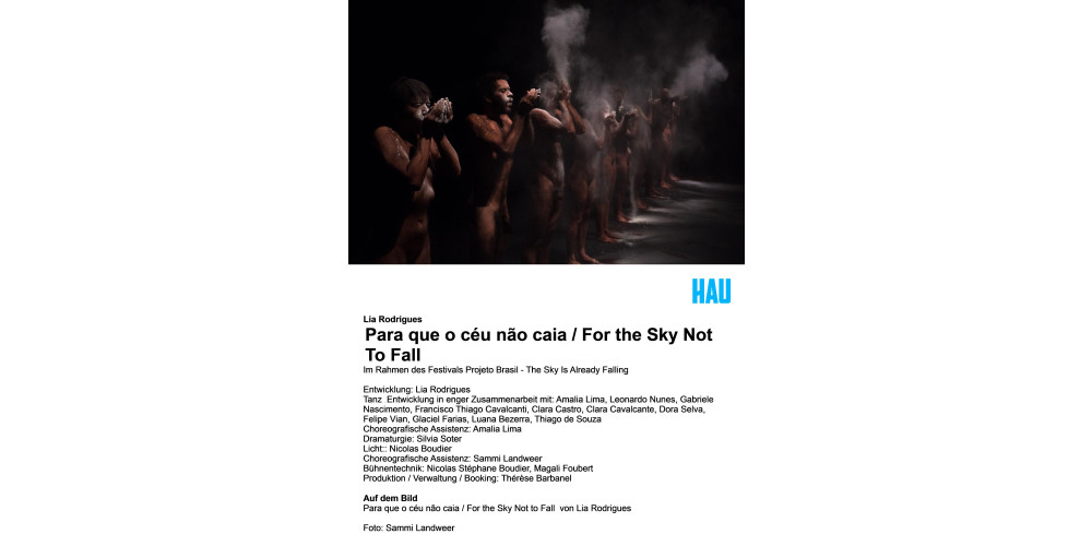 „The Sky Is Already Falling“ von Lia Rodrigues