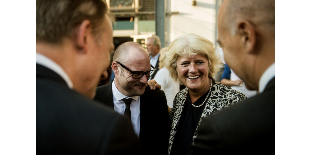 Prof. Monika Grütters, Staatsministerin für Kultur und Medien und Felix Wittek, Direktor der internationalen tanzmesse nrw bei der Eröffnung der tanzmesse nrw 2016