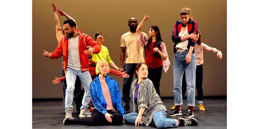 Generalprobe des HZT Berlin für die 6. Biennale Tanzausbildung