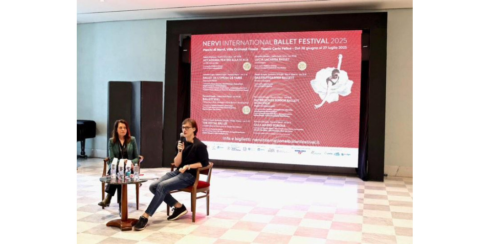 Pressekonferenz zum diesjährigen Nervi Festival, Künstlerischer Leiter: Jacopo Bellussi