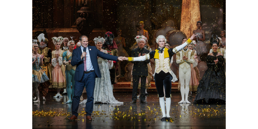 Auguste Marmus bei der Ernennung zum Kammertänzer des Ungarischen Staatsballett
